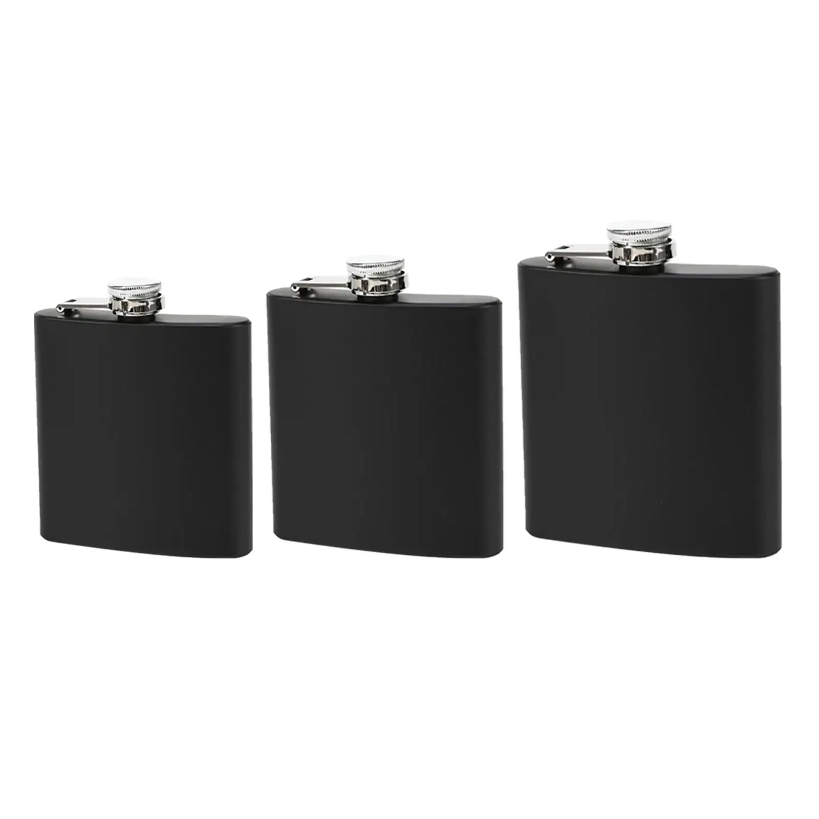 Flask classic Coated Painted 6 7 8 oz Matte Portable Bottle for