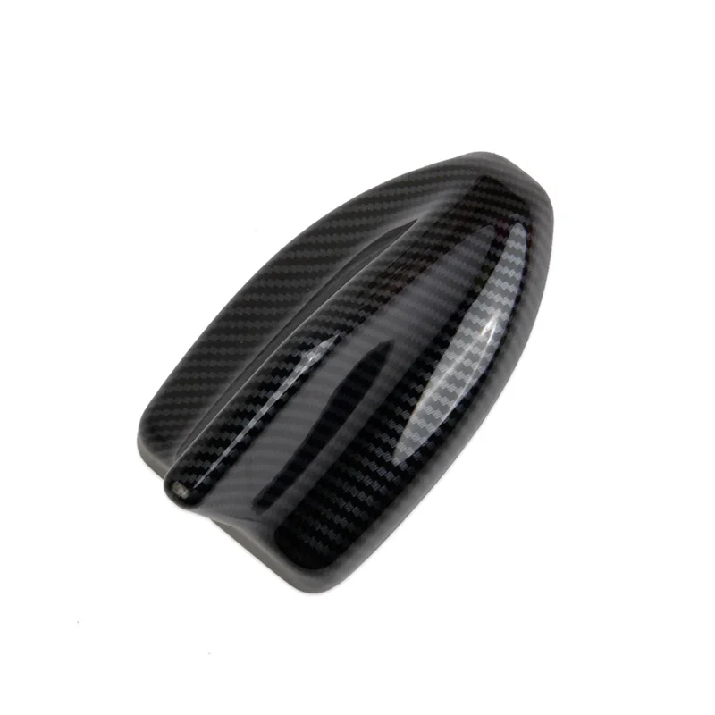 Reliable-Shark Fin Shape Roof Antenna Cover Decor Trim For Ford Mustang 2024 Exterior Accessories Carbon Fiber