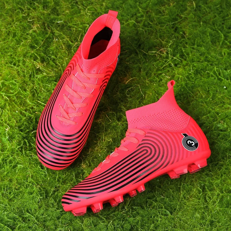 

Soccer Shoes Man Women Outdoor Training Football Boots Sneakers Non-Slip Sport Turf Soccer Cleats