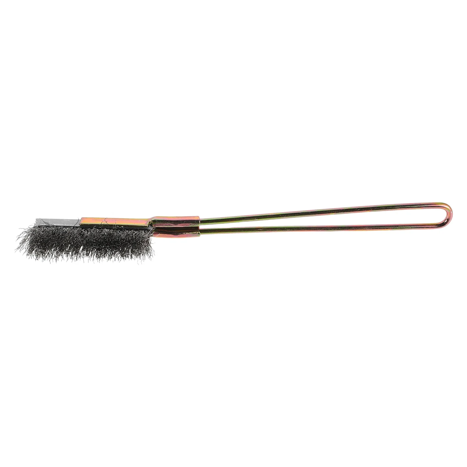 

Stainless Steel Brush Wire Cleaning Kitchen Hard Long Handle Heavy Duty Metal with Grill Convenient