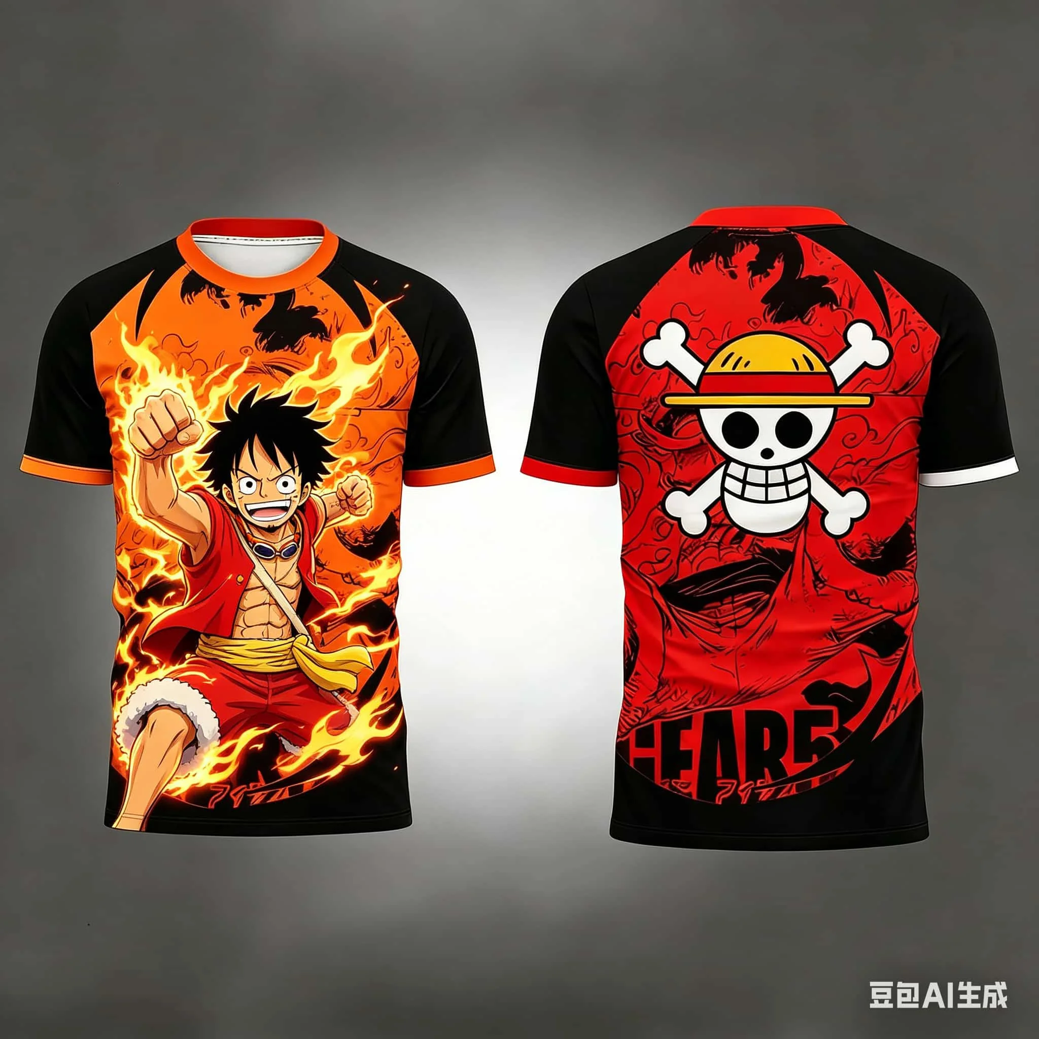 Camiseta Deportiva de Verano para Hombre y Niño, Estilo Mahjong de Cinco Cartas, 3D, de Secado Rápido y Transpirable, con Diseño de Anime de Luffy de One Piece