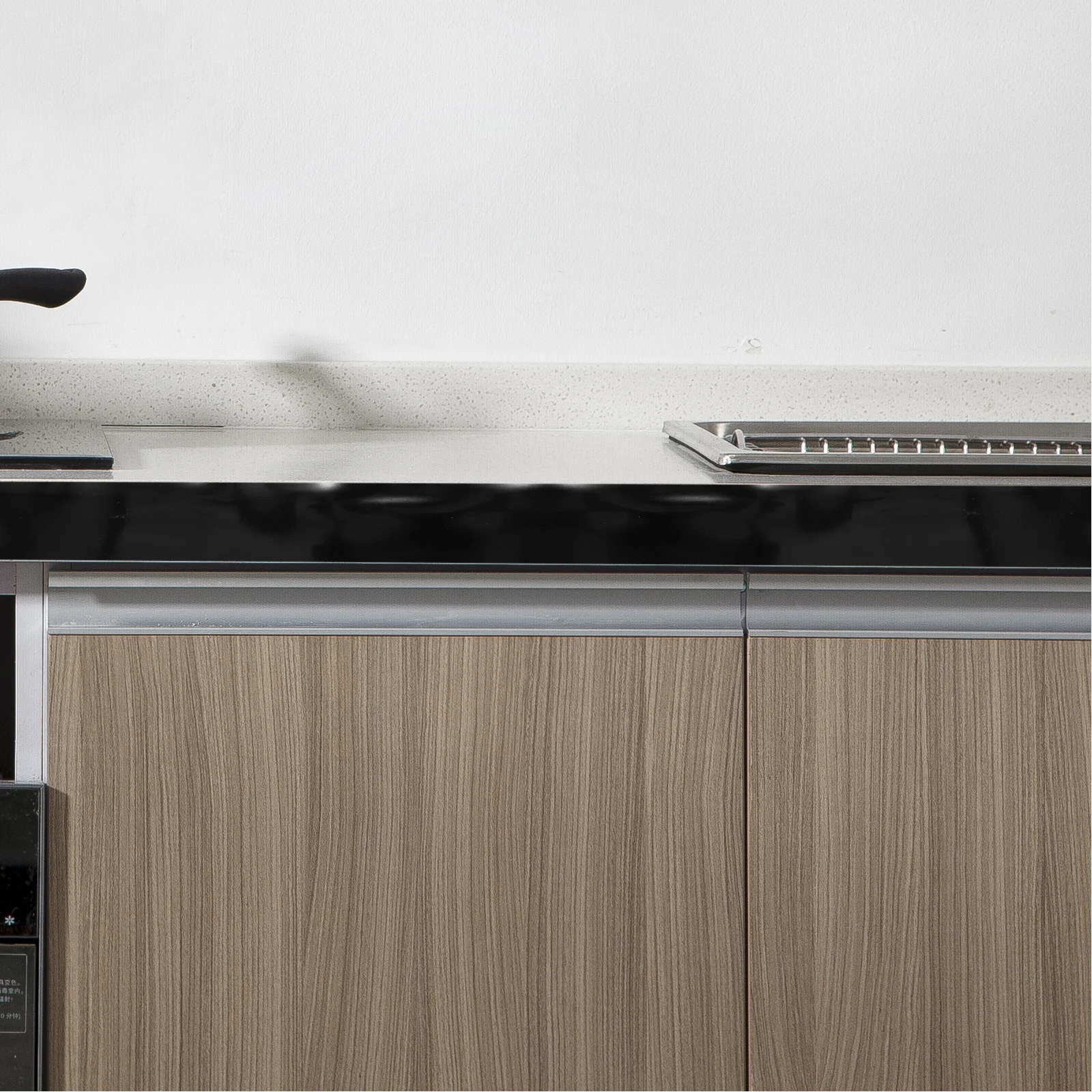 1 لفة PVC ذاتية اللصق اللوح مقاوم للماء الطابق صب سهلة التركيب جدار حافة قالب اللوح البلاستيكي #2