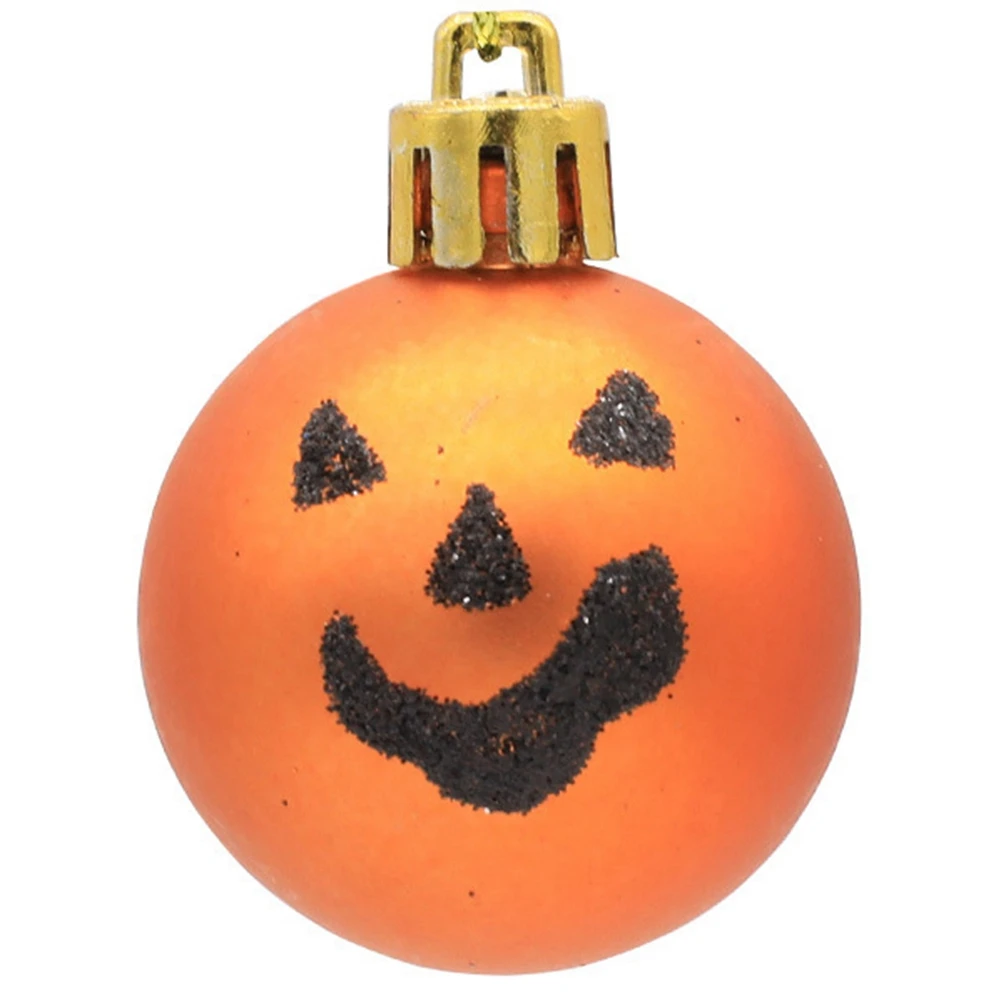 12pcs Halloween Decorative Paint Balls Festival Party Hanging Ball Home Party Decorations Outdoor Tree Pendant