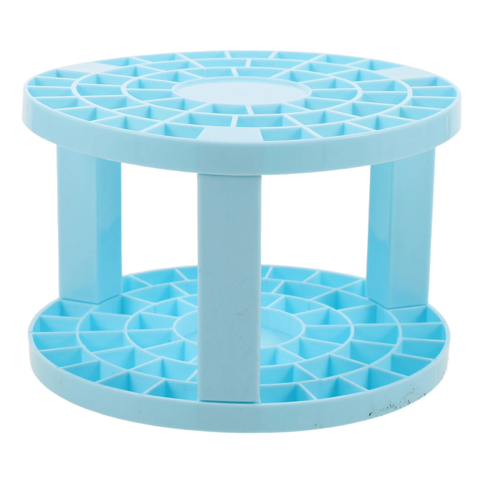 

3pcs Round Brush Storage Rack Plastic ganizer Multislot Desk Stand Spacesaving Holder Pen Pencil Makeup