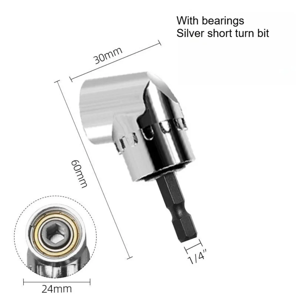 Flexible Drill Bit Extension Adapter Set Socket Bendable Extender Screwdriver Bit 1/4 3/8 1/2