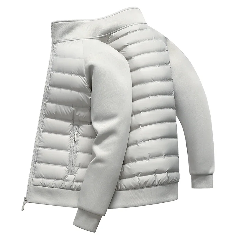 YEAE-Doudoune Légère à Capuche pour Homme, Manteau Court en Duvet de Canard, Décontracté et Polyvalent, Nouvelle Collection Automne Hiver 2024