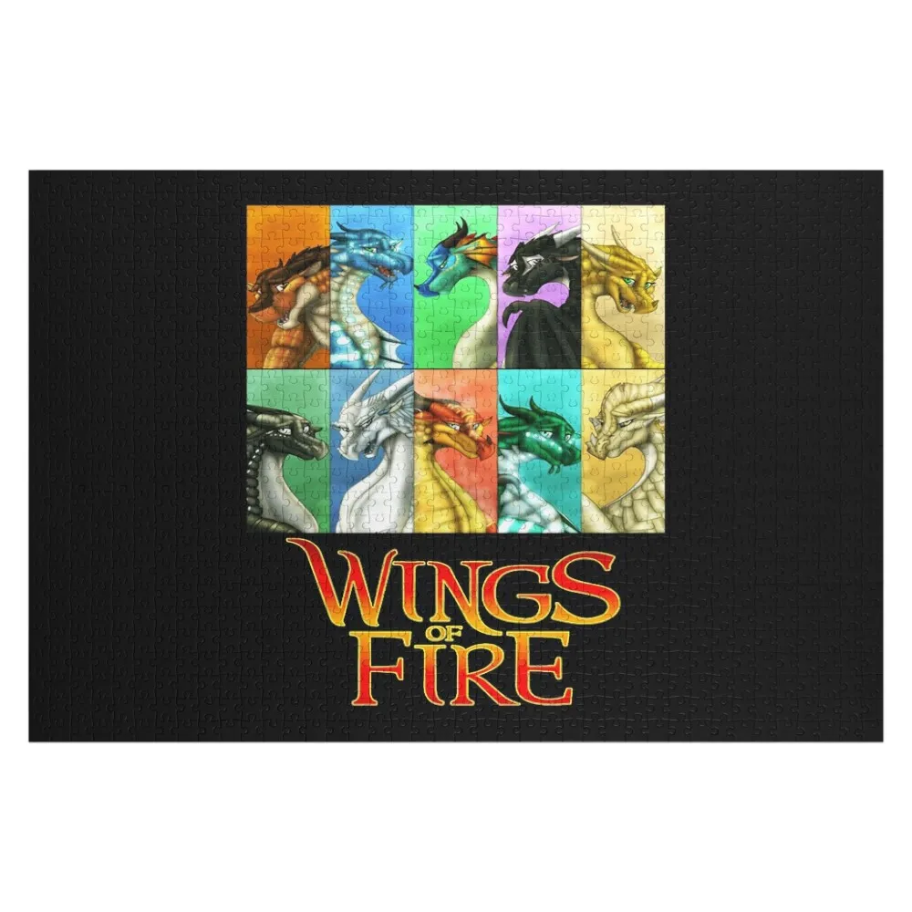 

Wings Of Fire - All Together Jigsaw Puzzle Wooden Compositions For Children Personalized Name Customized Toys For Kids Puzzle