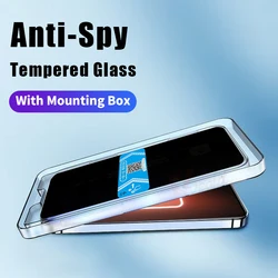 One-click Installation Anti Spy Glass For Realme GT Neo 5 SE 3 2 3t GT3 GT2 Pro C65 C63 C67 C55 C53 With Alignment Mounting Kit