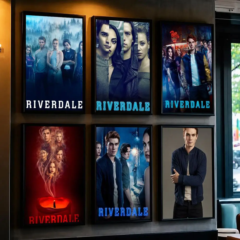 tv series R-Riverdale-E Poster Removable Wall Sticker for Home Cafe Bar Office Interior Decor