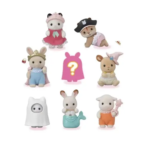 Sylvanian Families Babyshopping Festival Musik Skogsäventyr Bakning Skogsvänner Efterrätt Sminkklubb Magiklubb Blindväska 8 best sales Sylvanian familjens katter - №7