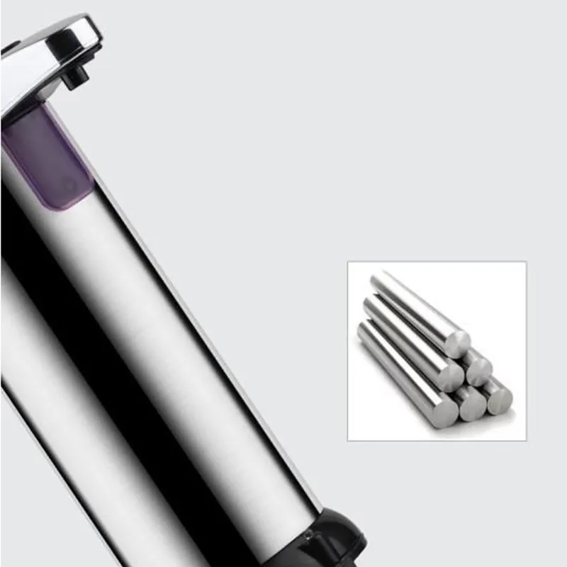 赤外線センサー付き自動ソープディスペンサー,ハンドサニタイザー,キッチンアクセサリー,304ステンレス鋼