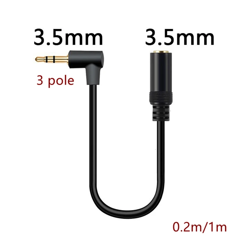 Stereo TRRS 3.5mm Male to TRS 3.5mm Female Audio Adapter Cable Line TRS 3.5 Female TRRS 3.5 Male 3.5mm TRRS Male TRS Female 3.5