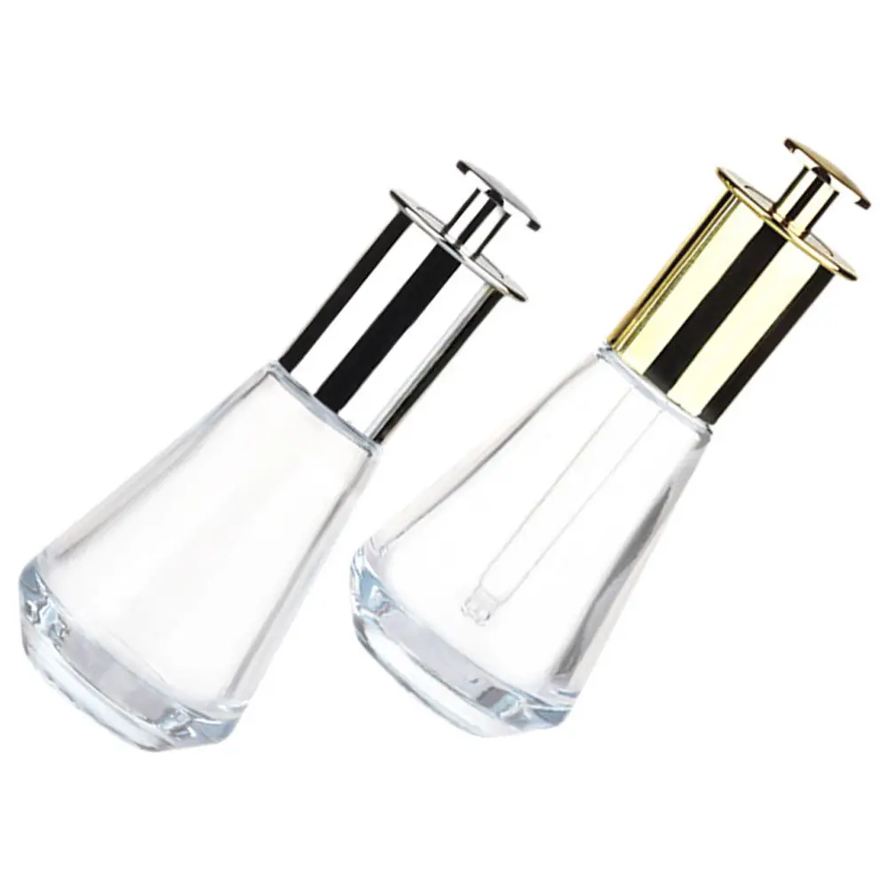 

2 шт. портативные стеклянные флаконы-капельницы для эфирных масел, герметичные, с дозатором, для путешествий, парфюмерии, DIY и ухода за кожей
