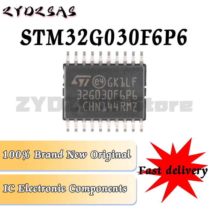 100% новый STM32G030F6P6 stm32g030f6tr STM32G030F6 STM32G030 STM32G IC Chip TSSOP20