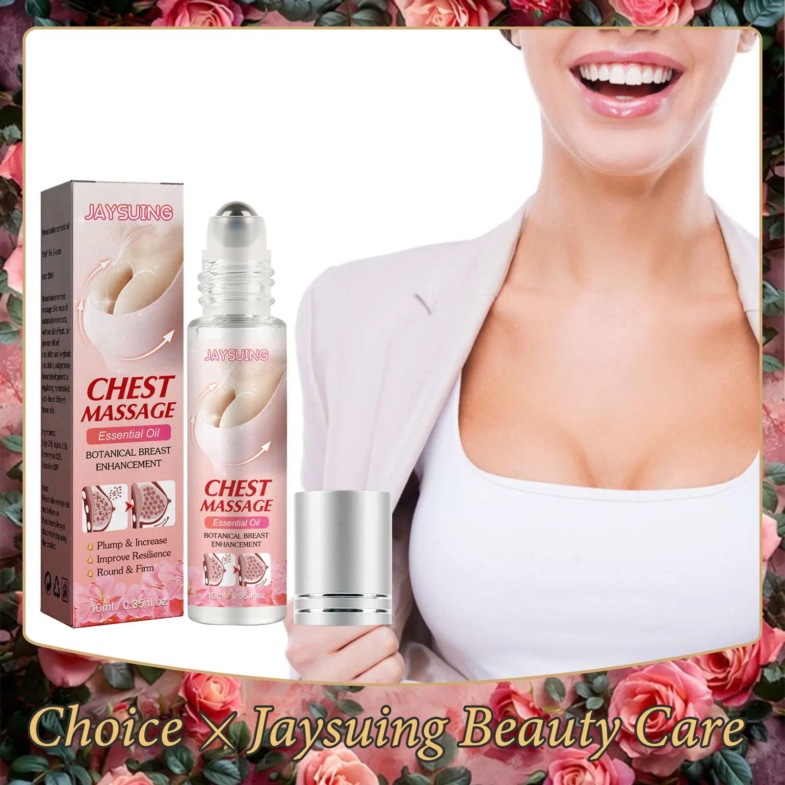 Breast Massage Essential Oil Big Bust Enlargement Chest Enhance Elasticity Firming Improve Sagging Plump Up Boobs Essence Serum