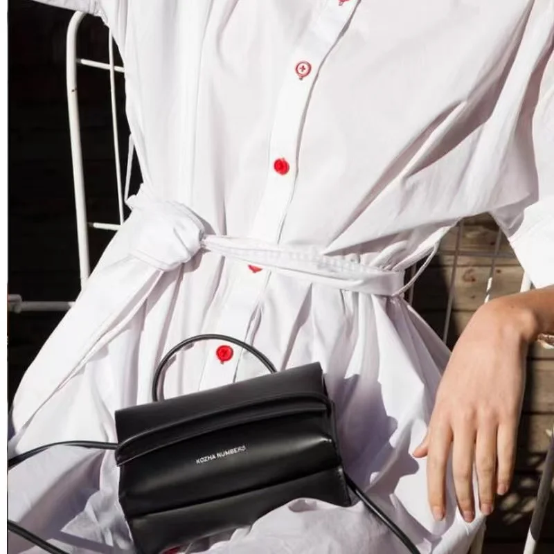 Original KOZHA NUMBERS New Niche Designer Fashion Hand Bill of Lading Shoulder Everything Small Cross-body Handbag