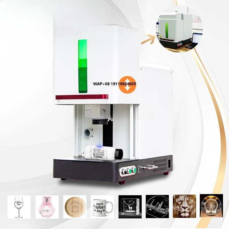 

Wholesale Color Machines Marker 20W 30W 50W 3D Portable Xtool Engraver Logo Perfume Bottle Glass Crystal