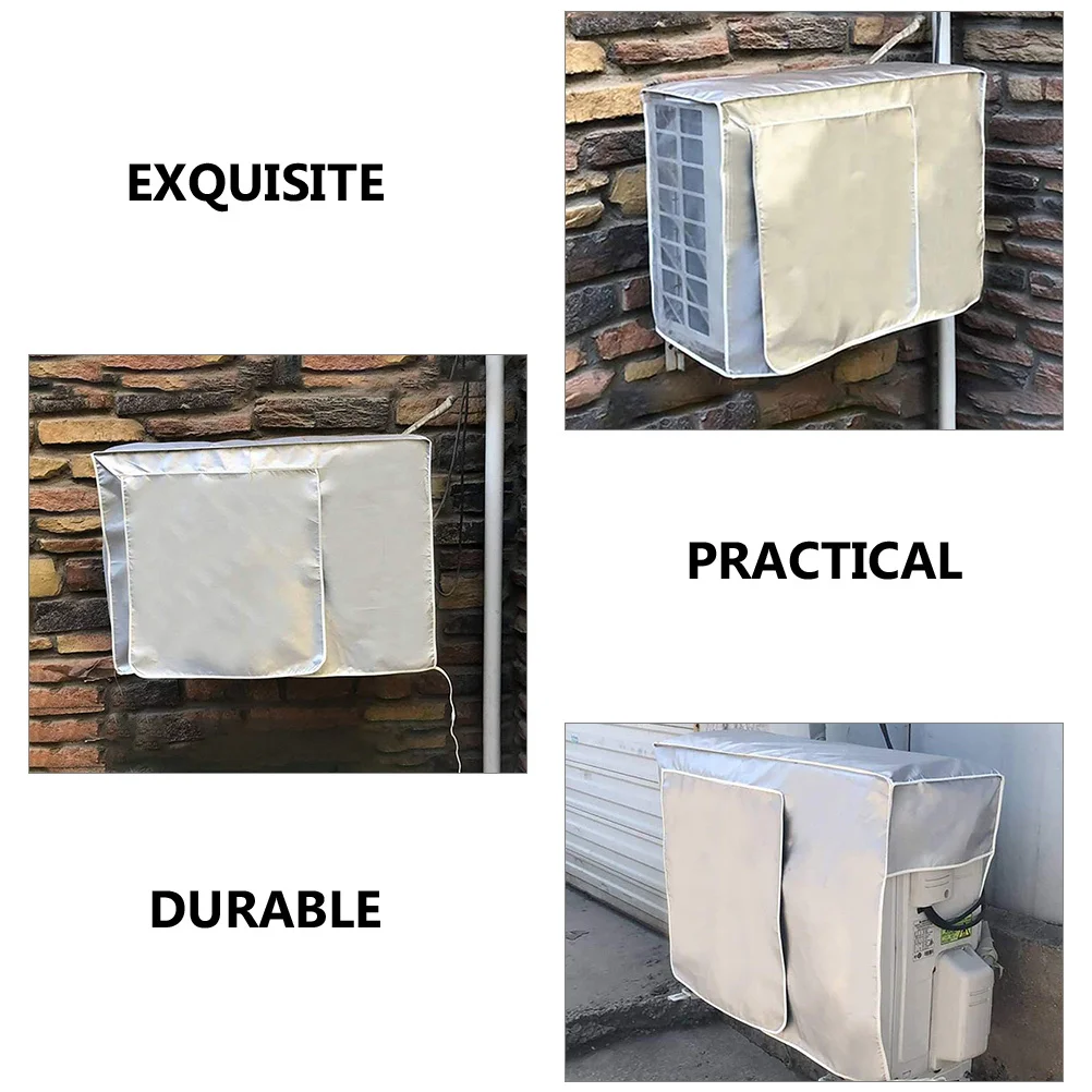 

Air Conditioner Cover Outdoor 86X35X60Cm Waterproof Dustproof For Ac Unit Cover All-Weather Protection Condenser Covers Central
