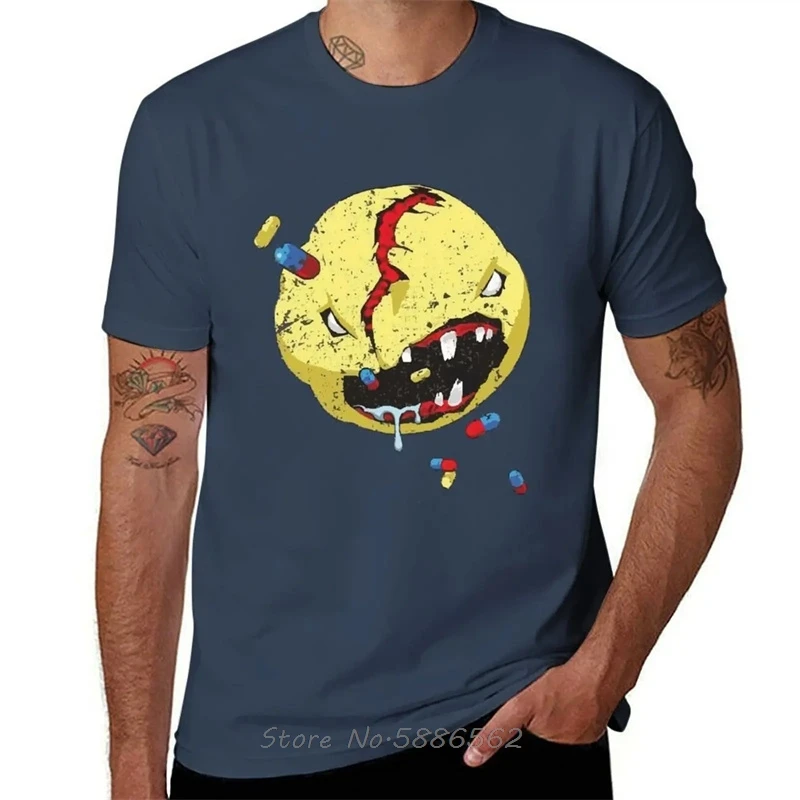 سايبر الساموراي الشيطان يأخذ الطب القطن تي شيرت للجنسين التي شيرت المتضخم اللياقة البدنية تيز القمم ملابس للرجال الشارع الشهير #5