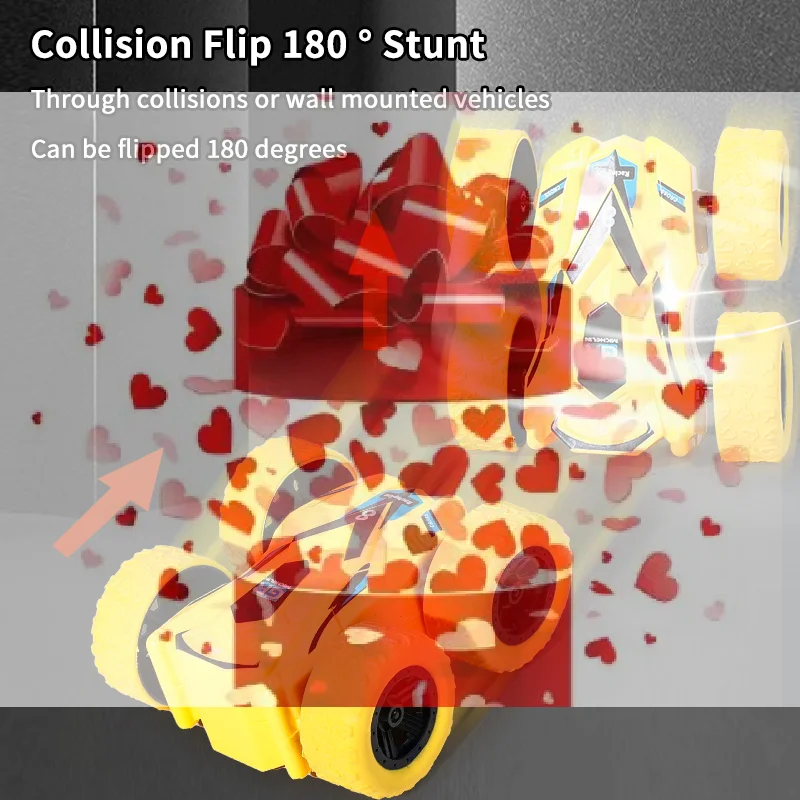 

Игрушечная машинка для мальчиков, 1 шт., двусторонняя, с инерционным механизмом, безопасная, ударопрочная, небьющаяся модель