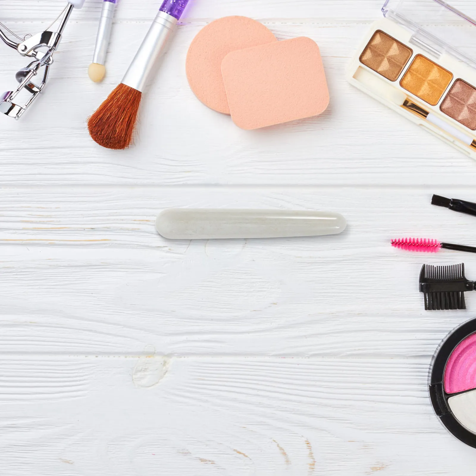 

Нефритовый роликовый массажер для лица ручной работы из стекла, легкий портативный инструмент для ухода за кожей, снятия отеков, покраснений и мигрена