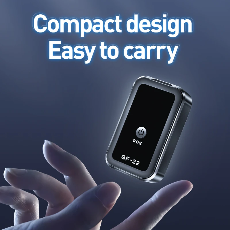 Mini GF22 Car Tracker Motorcycle Magnetic GPS Locator Anti-Lost SOS Automatic Alarm Tracking Device SlMMessage Positioner
