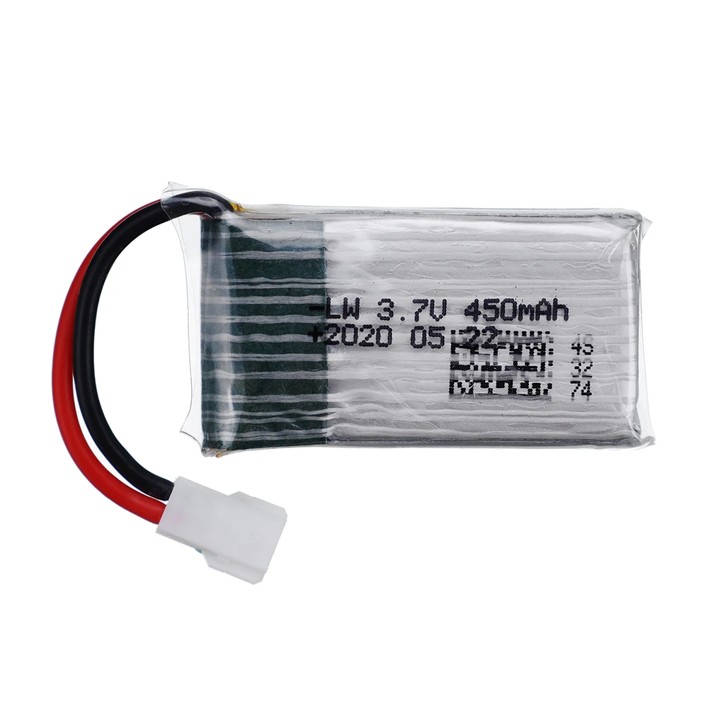 3.7V 450mAh lipo battery For H107 H31 KY101 E33C E33 U816A V252 H6C Battery 20C 802035 For RC Quadcopter Spare Part
