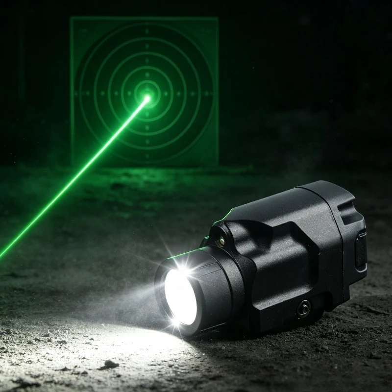 Clean Robust‑Built Metal Strobe Torch, Tunable Bright Light Compatible with General 20MM Rail
