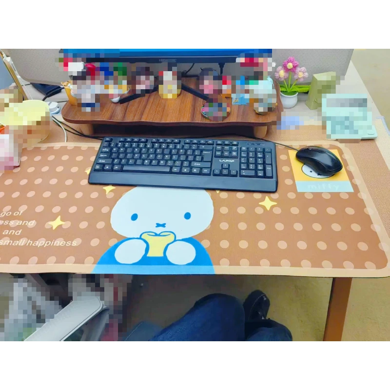 Gaming Accessories For Free Fire - Miffy 귀여운 만화 소프트 키보드 패드