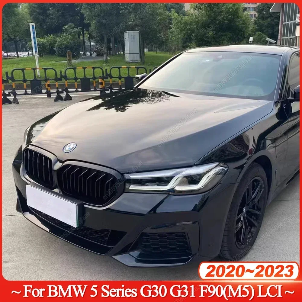 

Gloss Black Car Front Bumper Kidney Grill Grilles For BMW 5 Series G30 G31 F90(M5) LCI 2020 2021 2022 2023 Bodykits Tuning