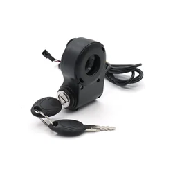 E-Bike Lgnition Lock Key Thumb Throttle Switch Power for M5/ M365 Universal Electric Scooter Accessories