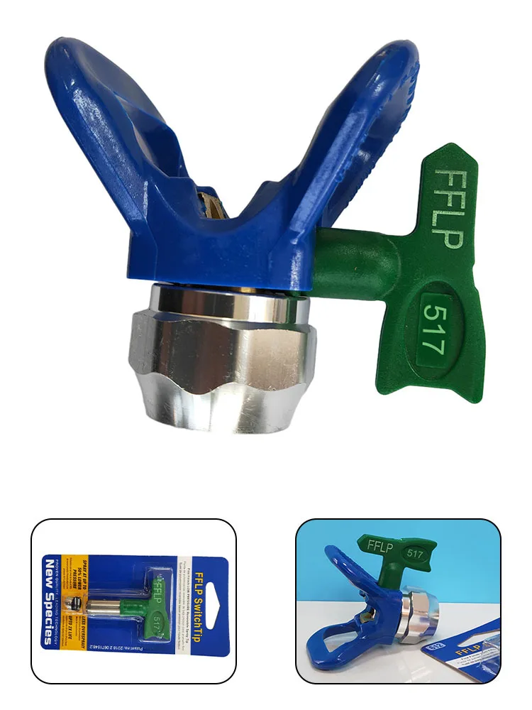 

LP 517 Series Airless Tips LP Nozzle Low Pressure With 7/8 Nozzle Guard For Airless Paint Spray Sprayer Tool Parts