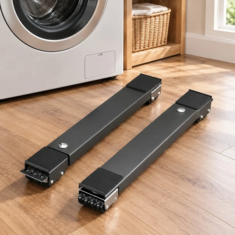 Set of 2 Heavy-Duty Furniture Dollies with 24 Swivel Wheels for Easy Appliance Transport