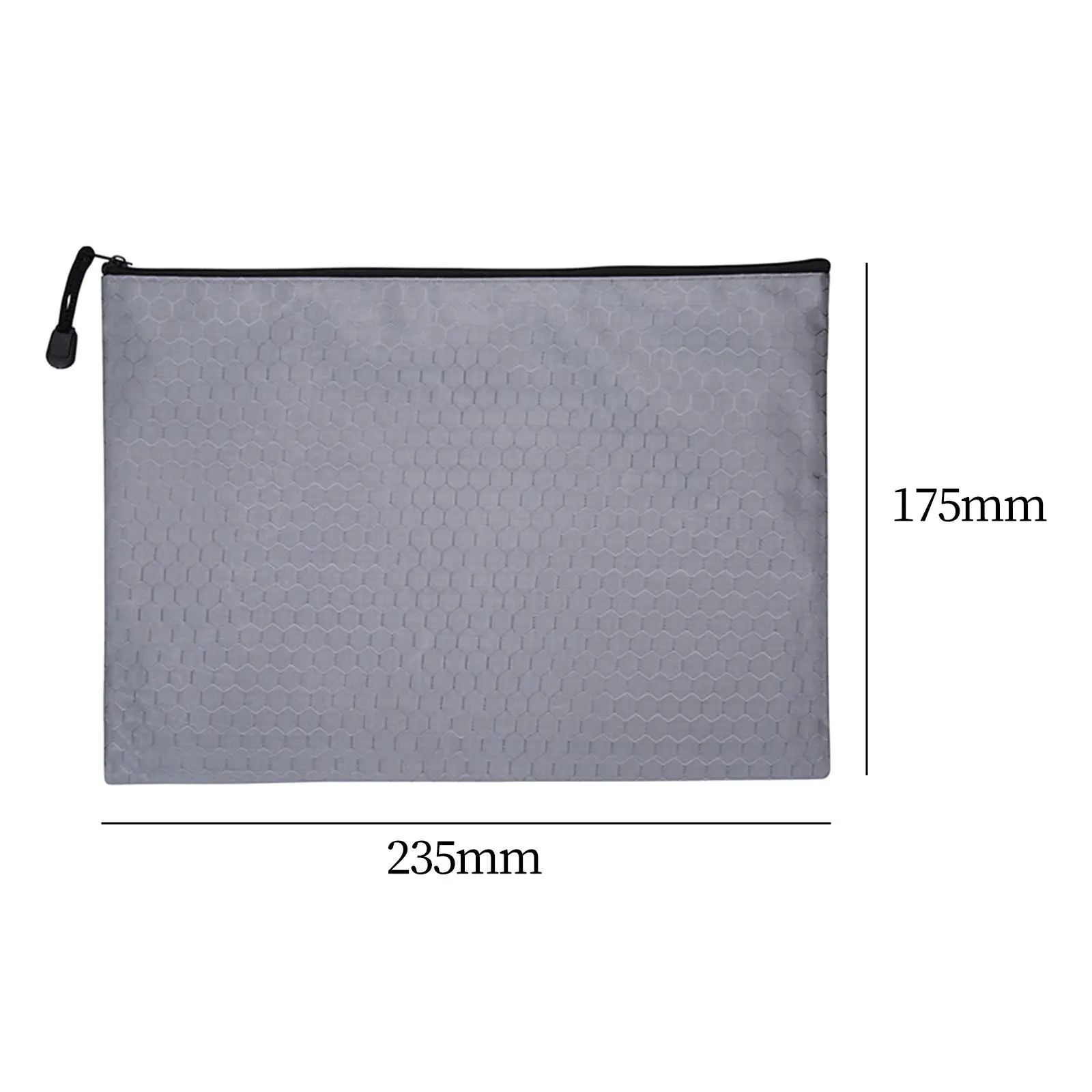 Zipper Pouch A5 Document Bag Zipper Folder Envelopes Receipts Organizer for Business
