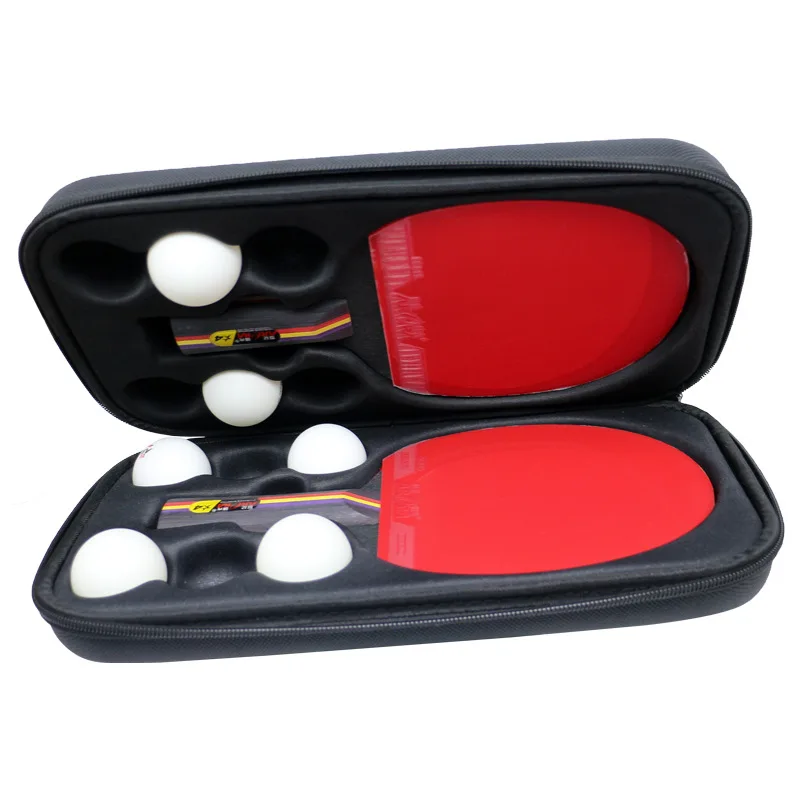 حقيبة مضرب تنس الطاولة المحمولة ذات الغلاف الصلب المضادة للسقوط ومقاومة للاهتراء حقيبة تخزين رياضية #4