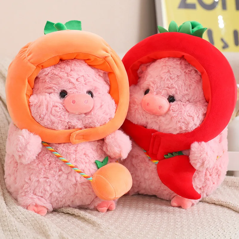 32/45cm Creative Vegetable Bread Pig Plush Toy Kawaii Stuffed Animal Cartoon Piggy Toast Doll for Girl Lovers Birthday Gift Deco