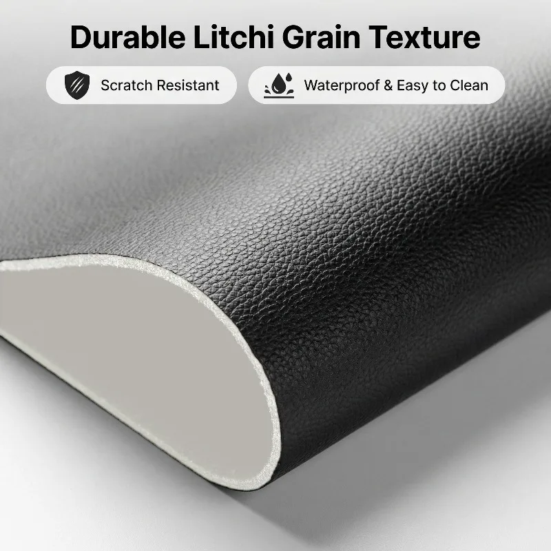 Leather Composite Sponge Fabric Non Adhesive PVC Leather Fabric with Foam Backing Seat Car Roofing Fabric Repair Modification