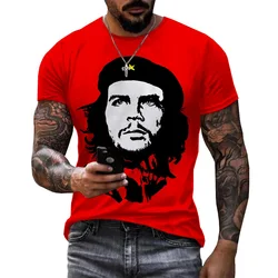 Che Guevara 3D Print T-shirt Unisex Fashion Casual Cool T Shirts Harajuku Streetwear Tops Tees Men Women Summer Oversized Tshirt