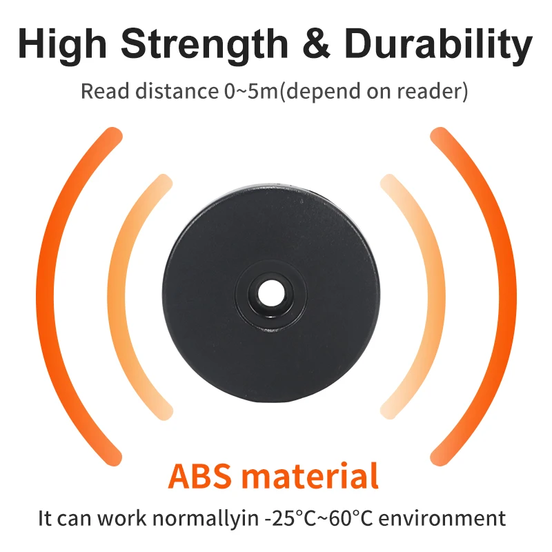 10pcs UHF RFID Patrol Tags ABS Material IP55 5m Reading Distacne RFID Patrol Tag UHF RFID Tag for Patrol Management