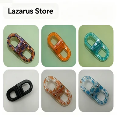 

Hot Seller Magnetic Transparent Hair Clips, Colorful Fashion Hair Accessories for Women, Versatile Daily Use Barrette