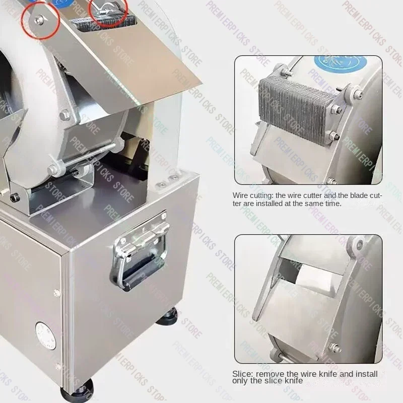 180W Practical Commercial Electric Potato Carrot Slicer Radish Slice Vegetable Food Shredder