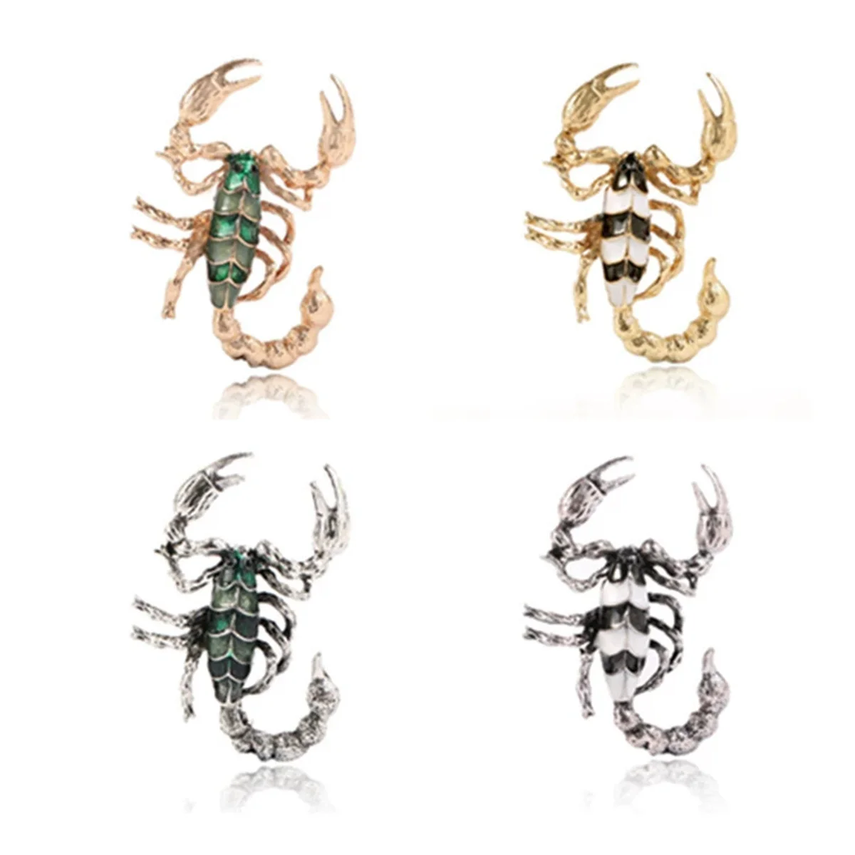 

Halloween Retro Scorpion Brooch Domineering Punk Style Pin Gothic Personalized Jewelry Accessories Party Domineering Trend Gift