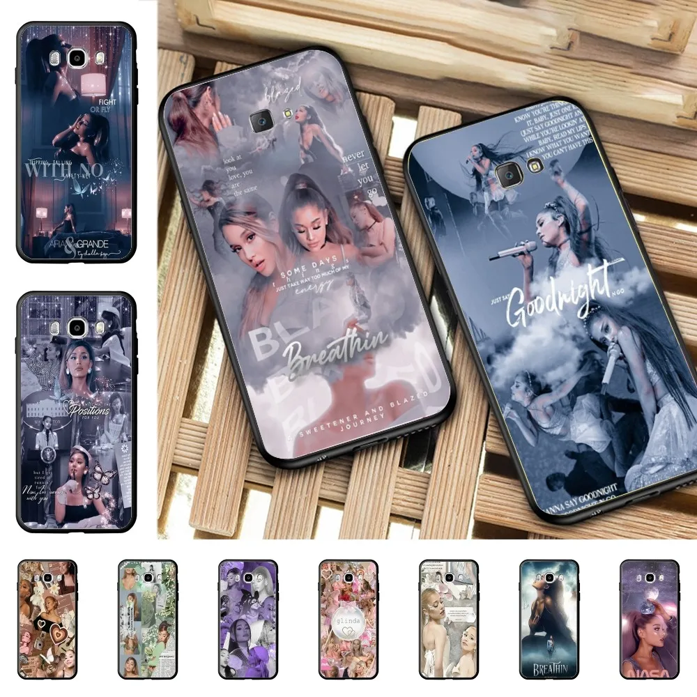 Singer Pop Star A-Ariana G-grande Phone Case For Samsung J 7 Plus 7core J7 Neo J6 Plus Prime J6 J4 J5 Mobile Cover