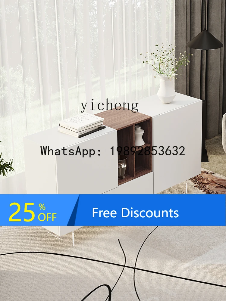 Light Luxury Home Entrance Cabinet Entrance Hall High Sense Home Living Room Side Cabinet