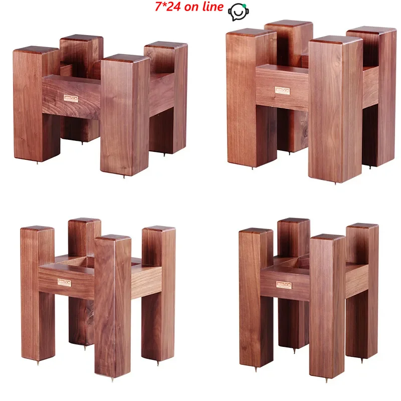

YHD-01 Customized 3630 Solid Wood Tripod Walnut Professionally Tailored For Speakers （1 Pair）
