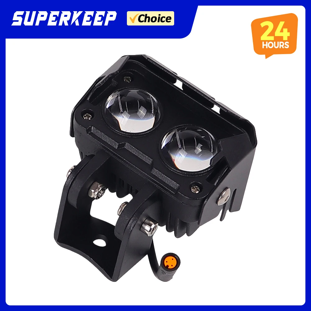Scheinwerferlampe für Kugoo Kukirin G3 PRO Elektroroller Lenkerlampe Vorderes LED-Licht Ersatzteile Zubehör