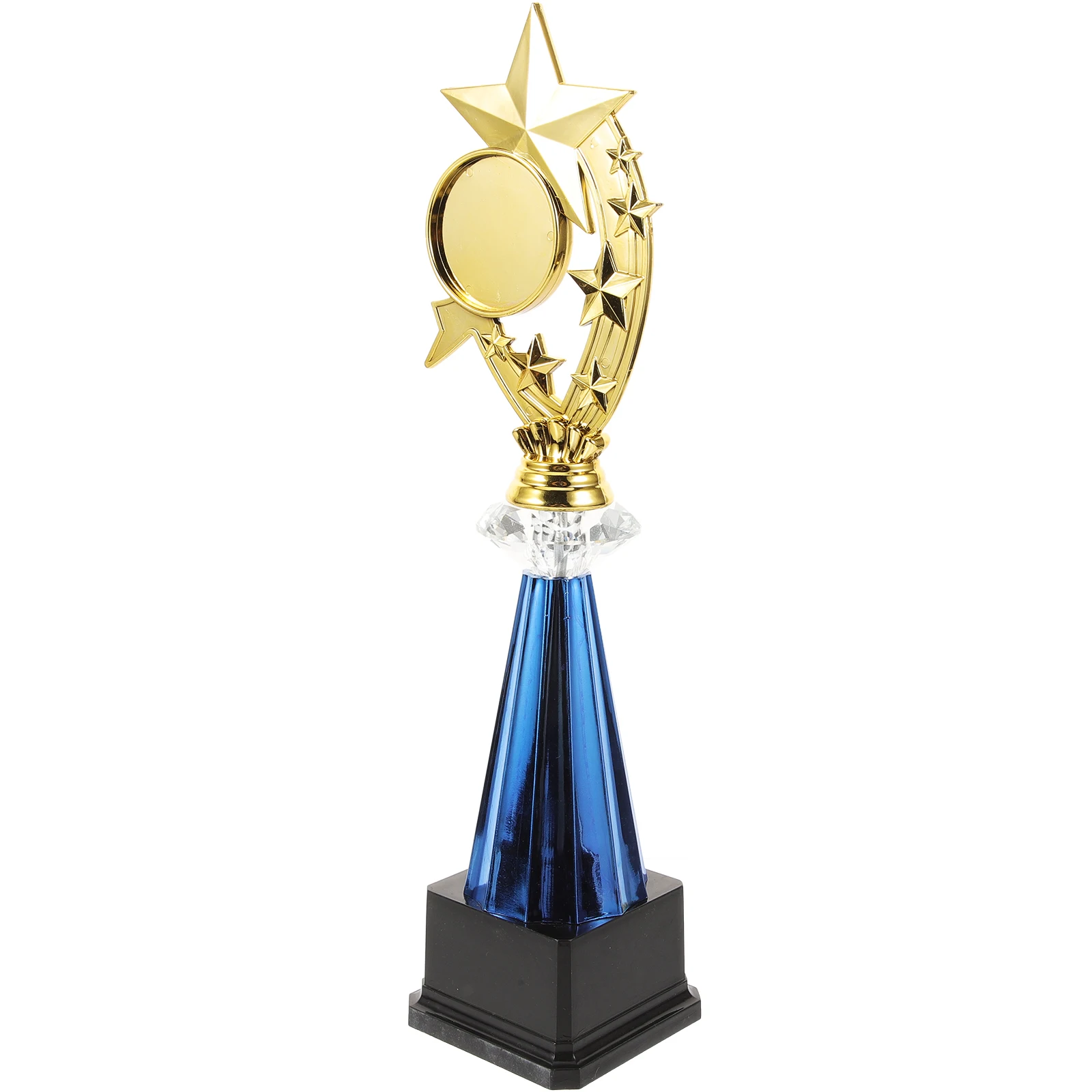 

Plastic Trophy 39CM Red JZ195788C Smooth Surface Stable Longevity Pentagram Statue Exquisite Workmanship Realistic Recess Talent
