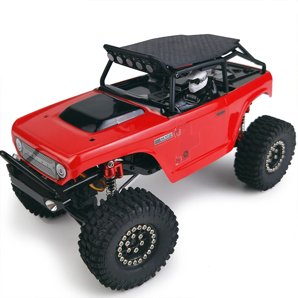 AXSPEED 3D Printing Snap On Canopy Roof Hard Top for 1/24 Axial SCX24 90081 RC Crawler Car Decoration Parts