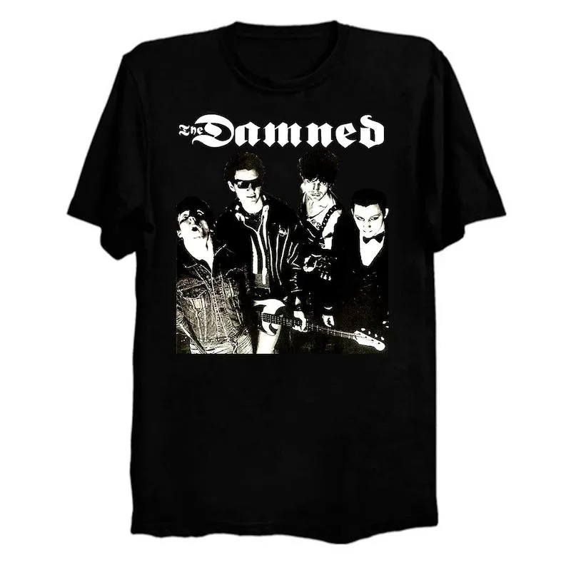 

Короткая футболка The Damned Band Tour Album, футболка унисекс, все размеры от S до 5XL PR099