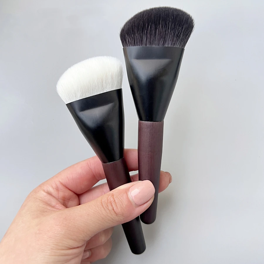 Shaped Sculpting Foundation Brush Contour Goat hair Multifunctional Concealer Makeup Brushes Beauty Tool